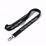 persclip lanyard met zwarte nekriem