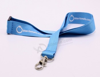 Custom Printing Light Blue Neck Lanyards With Card Set