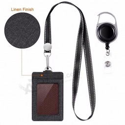 Karten Flaschenöffner Lanyard / Mode Leder Lanyard ID Kartenhalter