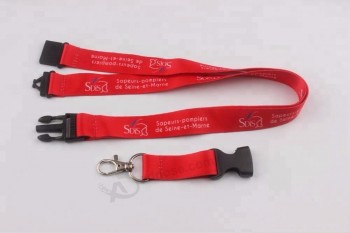 Customized printed polyester nfl inspirational embroider lanyard