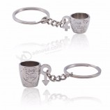 trendige paar keychain kaffeetasse schlüsselanhänger geschnitztes herz ich liebe dich schlüsselanhänger geburtstagsgeschenk silber liebe herz schlüsselanhänger schmuck