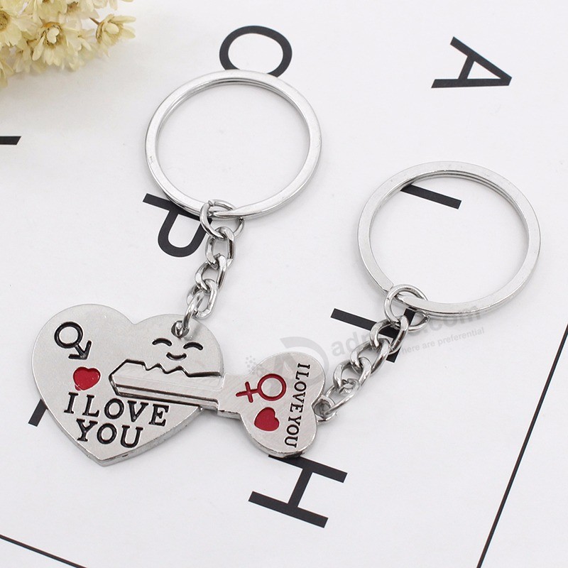 2-PCS-Set-Love-Heart-Lovers-Key-Chains-I-Love-You-Key-Heart-Pendant-Key-Ring (3)