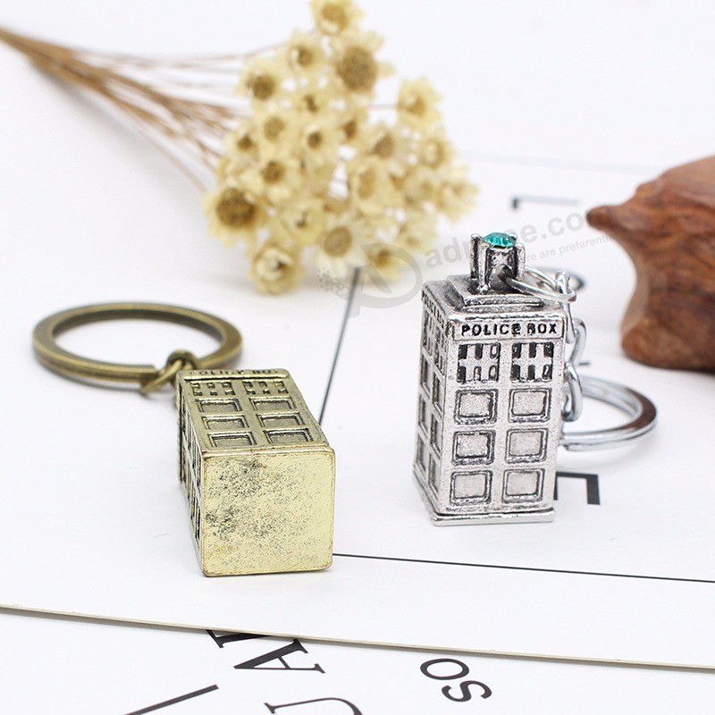 Vintage-Dr-Mysterious-Keychain-Doctor-Who-Tardis-Telephone-Booth-Police-Box-House-Key-Chain-Movie-Jewelry (5)