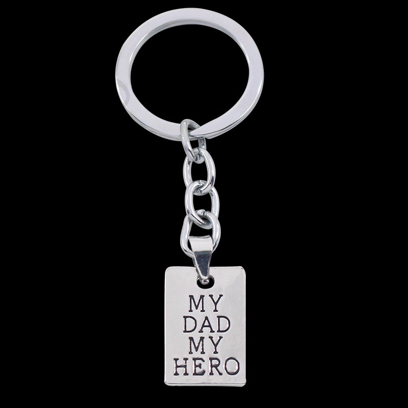 MY-DAD-MY-HERO-Keychain-Tiny-Square-Keyring-Key-Chain-Holder-Family-Dad-Father-Love-Jewelry (1)