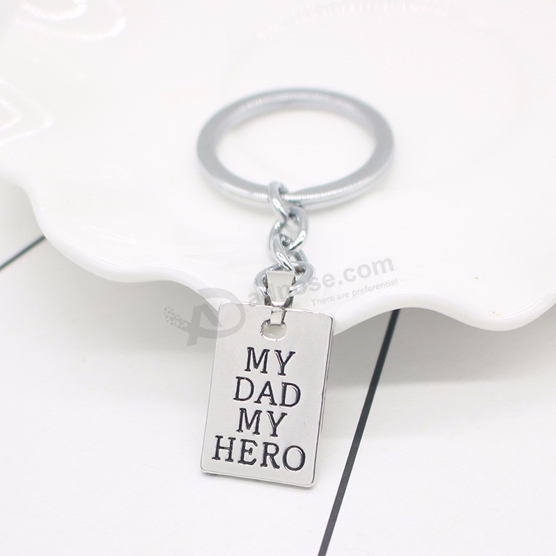 MY-DAD-MY-HERO-Keychain-Tiny-Square-Keyring-Key-Chain-Holder-Family-Dad-Father-Love-Jewelry (5)