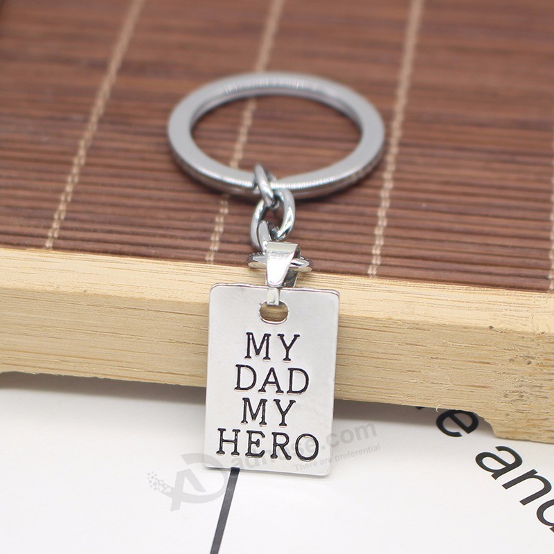 MY-DAD-MY-HERO-Keychain-Tiny-Square-Keyring-Key-Chain-Holder-Family-Dad-Father-Love-Jewelry (2)