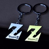 Anime Dragon Ball Z Logo Keychain Zinc Alloy Dragonball Figure Pendant Key Chain Car Key Ring Women&Men Key Holder Trinket Gift