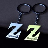 Anime dragon ball Z logo llavero aleación de zinc dragonball figura colgante llavero llavero coche llavero mujeres y hombres llavero regalo baratija