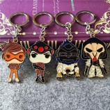 4 estilo Hot FPS game overwatch llavero aleación de zinc cosplay widowmaker tracer segador Llavero Llavero Hombres recuerdo regalo baratija