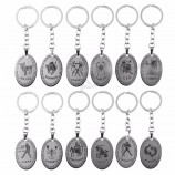 12 sterrenbeeld roestvrij staal sleutelhanger vissen aries Leo Maagd hanger sleutelhanger sleutelhanger vintage sterrenbeeld sleutelhouder geschenk