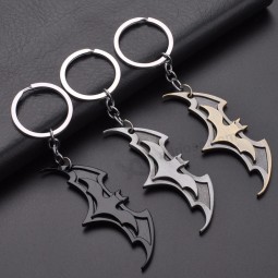 Superohero Batman Film Métal Porte-clés Avengers Bat Man Logo Porte-clés Porte-clés Anime Figure Pendentif Porte-clés Noël Bibelot Cadeau