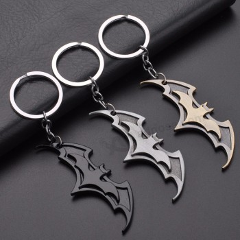 Superohero Batman Film Métal Porte-clés Avengers Bat Man Logo Porte-clés Porte-clés Anime Figure Pendentif Porte-clés Noël Bibelot Cadeau