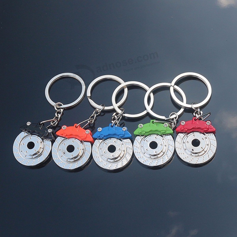 Car-Wheel-Keychain-Key-Ring-Alloy-With-Brake-Discs-Auto-Part-Model-Car-Keyring-Turbo-Keychain (1)