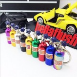 Portachiavi turbo NOS creativo Nuovo mini portachiavi in ​​ossido di azoto portachiavi portachiavi portachiavi portaoggetti pillola