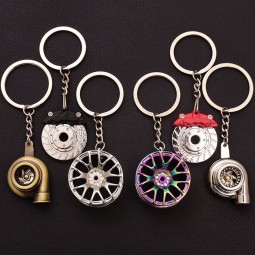 kreative schlüsselanhänger auto modell schlüsselanhänger auto ersatzteile schlüsselanhänger automobil hub schlüsselbund turbinenbremsblock bremsbelag schlüsselanhänger