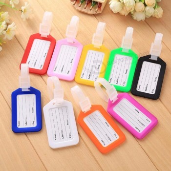 Plastic pp travel luggage Tag suitcase boarding pass board