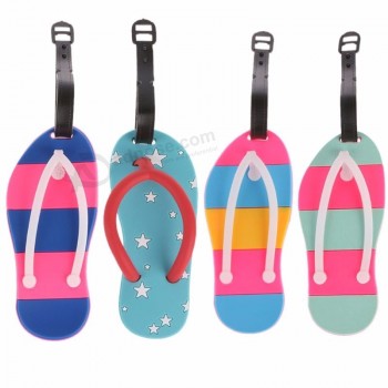 chinelo mala etiquetas de bagagem nome endereço ID titular do endereço etiqueta do saco de silicone