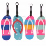 pantoufle valise bagages étiquettes nom adresse ID porte-adresse étiquette de sac en silicone