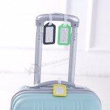 Étiquette de valise de voyage en plastique personnalisée Étiquette de sac de voyage