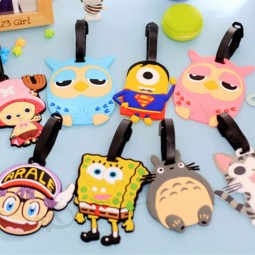 Étiquettes de bagages pour avatars de dessins animés