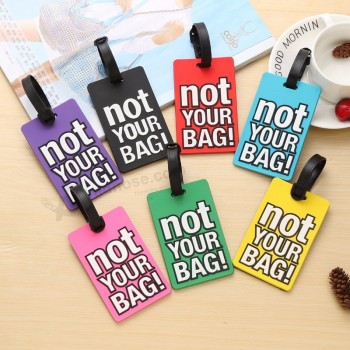 创意字母“ Not your Bag”可爱的旅行配件行李牌