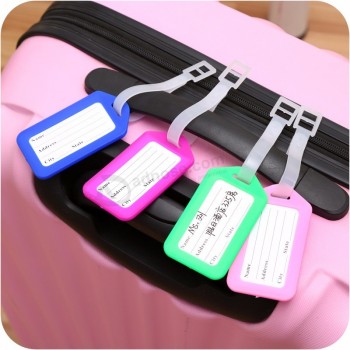 Candy Colors Portable Luggage Tags Suitcase Travel Luggage Lable Straps Travel Accessories