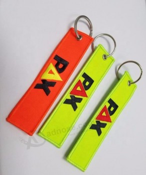 Cheap Custom Embroidered Keytags/Embroidery CS 300 Keychain