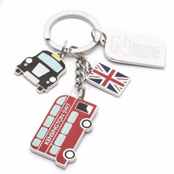 New product ideas 2020 factory custom personalized blank cute car logo keychain