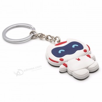 New products blank teddy bears wedding cartoon panda custom rubber 3d soft pvc keychain