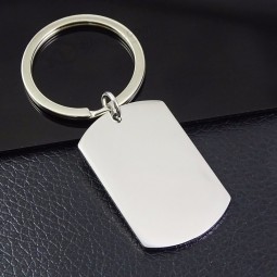 Customized logo Stainless Steel Tag key chain, Stainless Steel keychain, Key Ring
