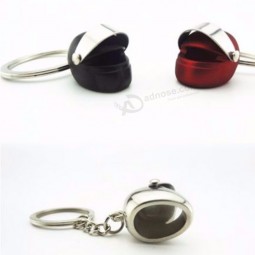 1Pcs 3 Colors Motorcycle Helmet Key Chain Alloy Men Women Key Ring Trendy Keyring For Car Purse Bag Gift Wholesale