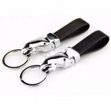 金属ヒョウヘッドレザーキーチェーンリングホルダー用カーキーリングキーホルダーキーホルダー用男性女性ギフト