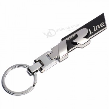 Брелоки для ключей из металлического сплава брелок для ключей Логотип автомобиля R line rline для Volkswagen