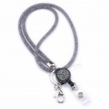 appareil photo cristal téléphone portable support maille collier sangle badges