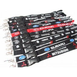 Custom Car Logo Badge Lanyard for Keys