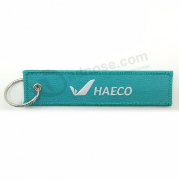 Porte-clés en cuir textile de haute qualité porte-clés personnalisé