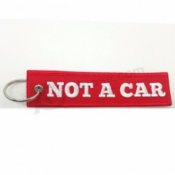 neueste billige kundengebundene Stickerei Gewohnheit gestickte keychains glaubte keychain