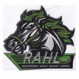 Vêtement fleur patch football sports 3d flocage insigne usine direct pas cher Custom Ice Patches