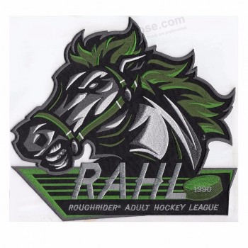 Vêtement fleur patch football sports 3d flocage insigne usine direct pas cher Custom Ice Patches