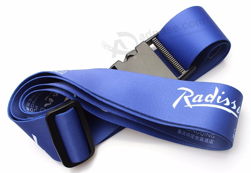 Cinturones de tela con logotipo de impresión personalizada de alta calidad para hombres con su logotipo