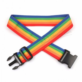 Sangles de bagages personnalisées réglables Ceinture de voyage personnalisée avec plusieurs couleurs