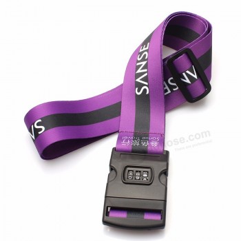 Sangle de ceinture d’étiquette d’étiquette numérique de bagages personnalisés professionnels avec serrure
