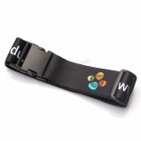 Reiserabatt kreuz und quer Gürtel bunte Custom Design personalisierte Gepäckgurte