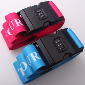 Vente en gros de sangles de bagages personnalisées avec Tsa Locks