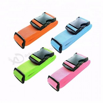 Design sérigraphie polyester haute qualité Orange attache attacher le nom sangle de bagage