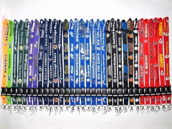 Lanière Clés Porte-badges Steelers Seahawks Téléphone portable Sangles de cou