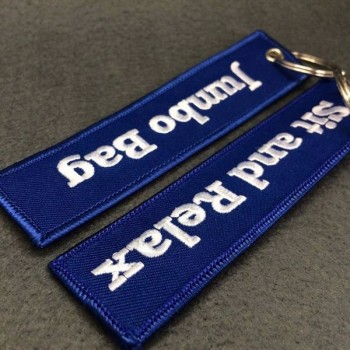 Porte-clés/porte-clés personnalisé en broderie de coton