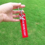 met metalen vliegtuig Sleutelhanger kus Me voor de vlucht sleutelhangers charmes Tas hanger Auto Sleutelhanger vrouwen cadeau maitresse sleutelhanger