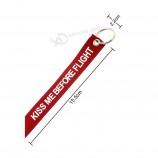 word letter sleutelring & polsriem kiss Me voor vlucht sleutelhanger Car Bag telefoonhoes lanyard sleutelhangers hanger Sleutelhanger cadeau