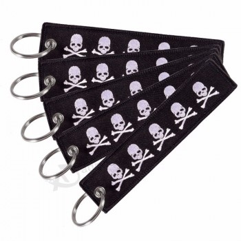 Nylon blanc blanc polyester décapsuleur personnalisé ouvre-bouteille Ouvre-bière porte-clés personnalisé